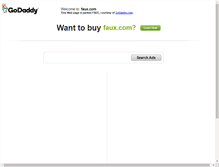 Tablet Screenshot of faux.com